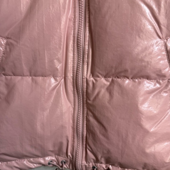 UGG Pink Quilted Puffer Jacket with High Collar Size S NWT - Picture 4 of 7